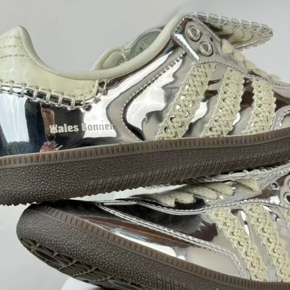 Wales Bonner x Samba 'Silver Metallic Gum' - Picture 8 of 8